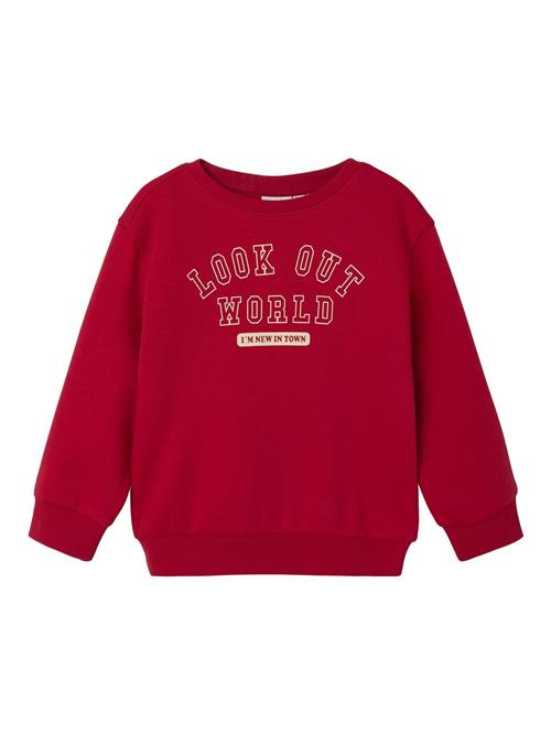 NAME IT Sweatshirt  creme / rød