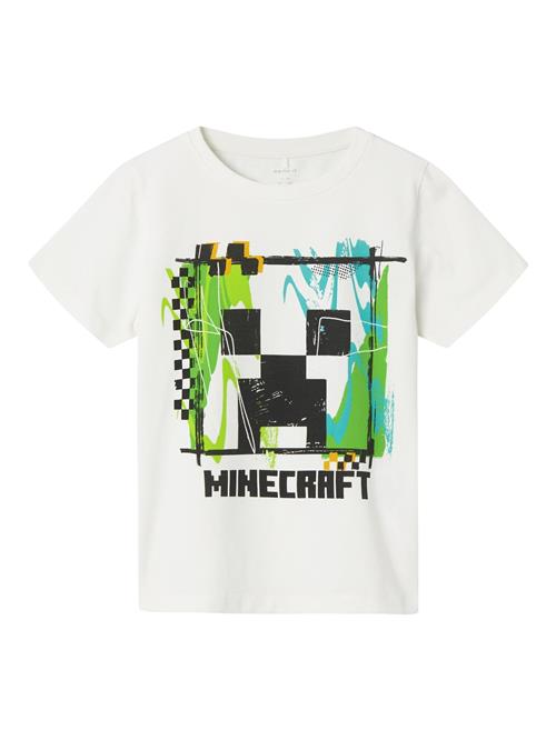 Se NAME IT Shirts 'Minecraft'  turkis / æble / sort / hvid ved About You