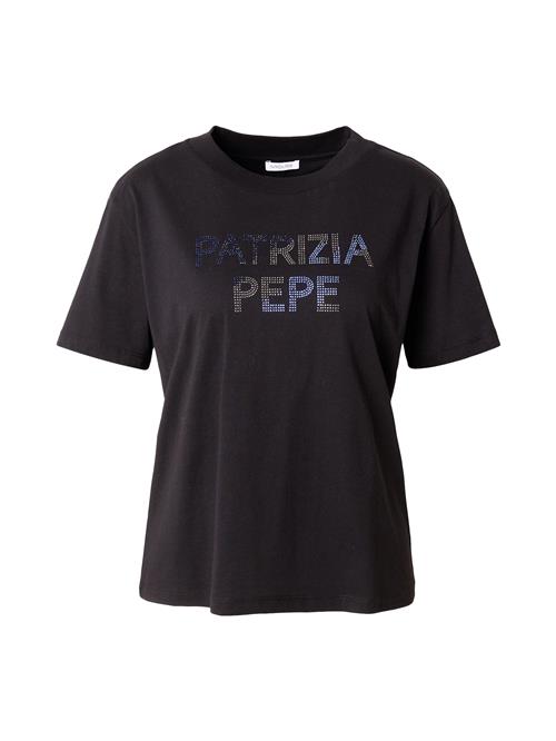 Se PATRIZIA PEPE Shirts 'MAGLIA'  blå / lyseblå / sort / sølv ved About You