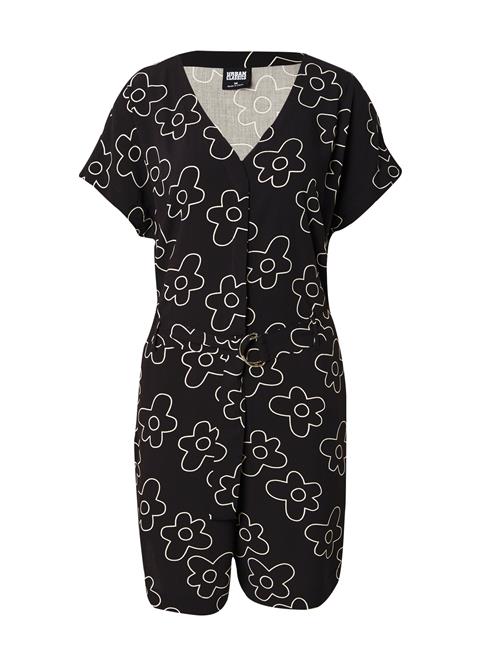 Se Urban Classics Jumpsuit  sort / hvid ved About You