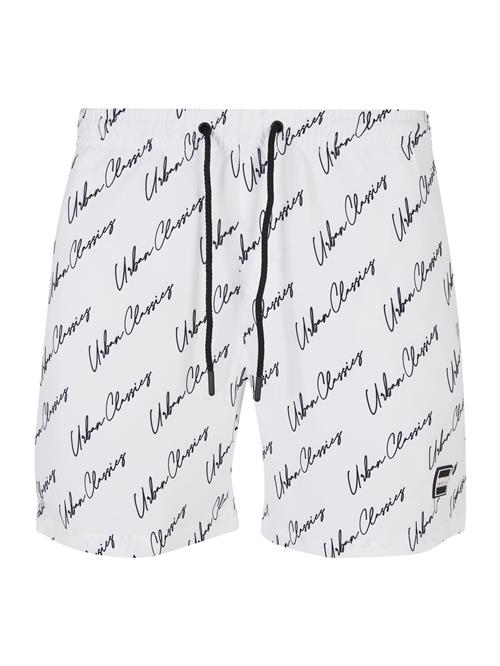 Urban Classics Badeshorts  sort / hvid