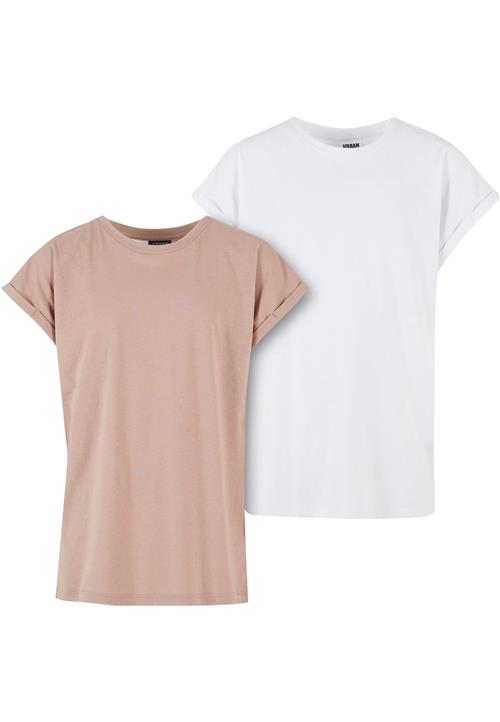 Se Urban Classics Bluser & t-shirts 'Extended'  beige / hvid ved About You