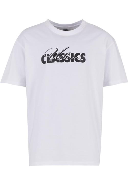 Urban Classics Bluser & t-shirts 'Cursive Bold'  sort / hvid