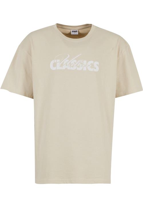 Urban Classics Bluser & t-shirts 'Cursive Bold'  camel / hvid