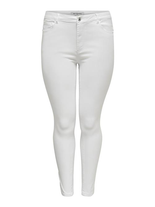 Se ONLY Carmakoma Jeans 'Augusta'  white denim ved About You