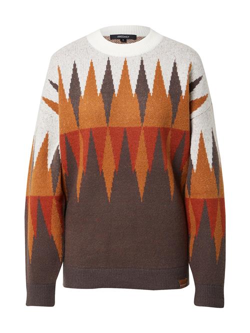 Iriedaily Pullover 'Fady'  brun / cognac / rød / hvid