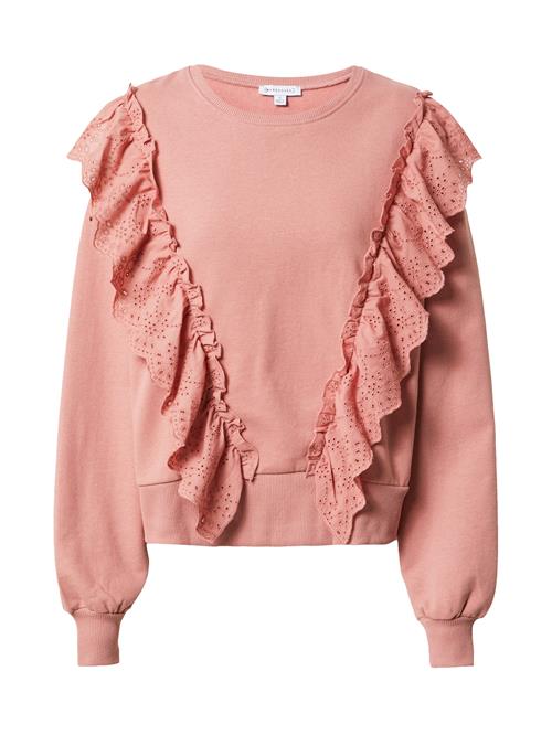 Warehouse Sweatshirt 'Broderie Frill'  lyserød