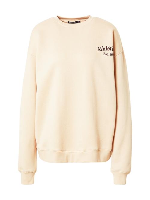 Nasty Gal Sweatshirt  beige / sort