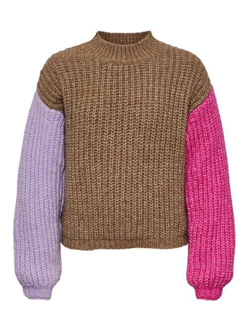 Pieces Kids Pullover 'ESSI'  brun / lilla / pink