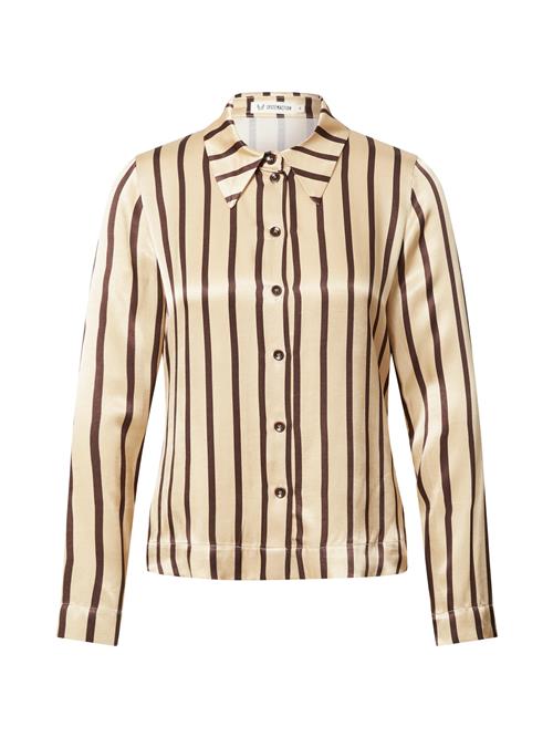 Se System Action Bluse 'Menton'  beige / mørkebrun ved About You