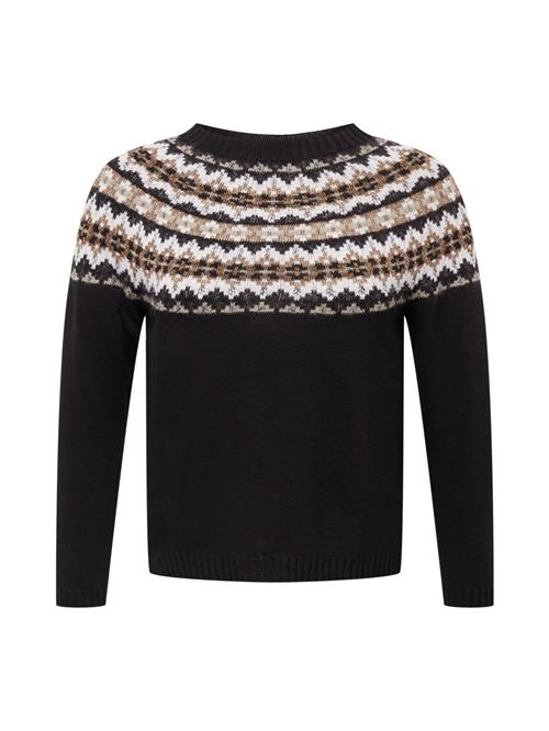 Persona by Marina Rinaldi Pullover 'ARCANO'  guld / sort / hvid