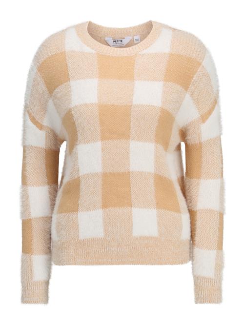 Se Dorothy Perkins Petite Pullover  camel / lysebeige / hvid ved About You