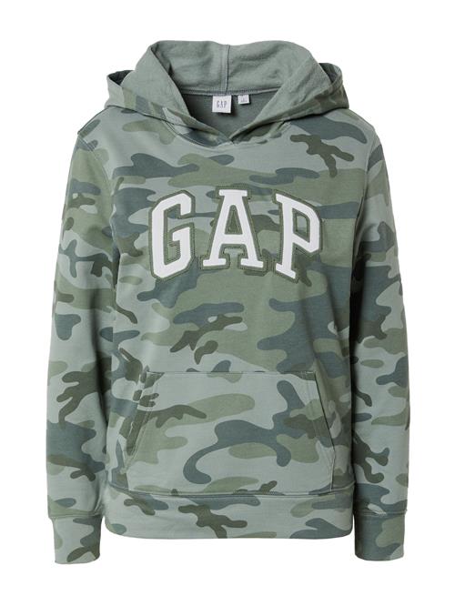 Se GAP Sweatshirt 'NOVELTY FILL'  grøn / blandingsfarvet ved About You