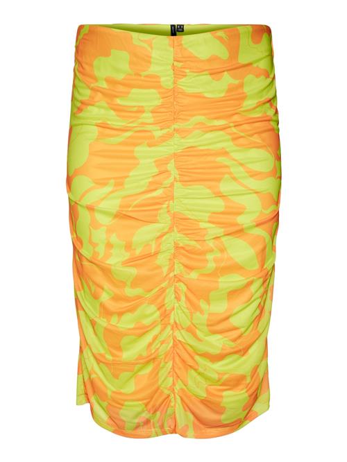 Se Vero Moda Collab Nederdel 'JOANN'  lime / orange ved About You