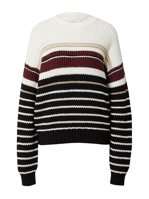 Guido Maria Kretschmer Women Pullover  beige / bordeaux / sort / hvid