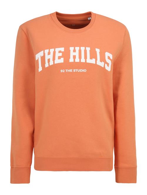 92 The Studio Sweatshirt  orange / hvid