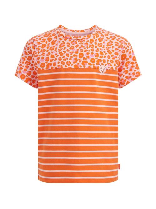 WE Fashion Bluser & t-shirts  mørkeorange / pastelpink / lys pink