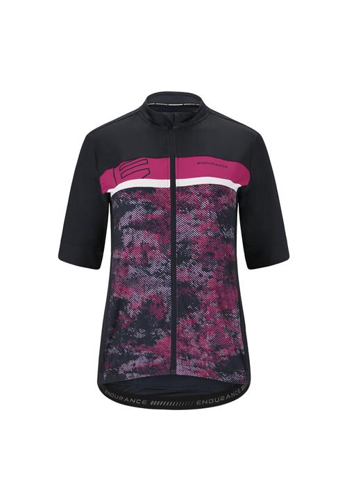 ENDURANCE Funktionsbluse 'Dharma'  natblå / fuchsia / lyserød / hvid