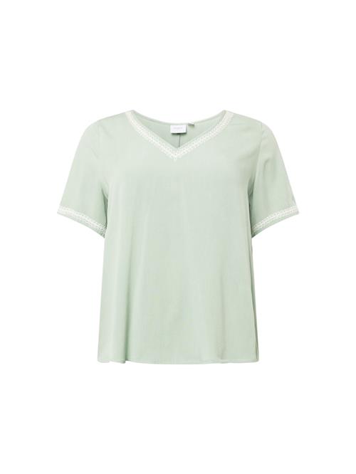 EVOKED Shirts 'MICHELLE'  mint / hvid