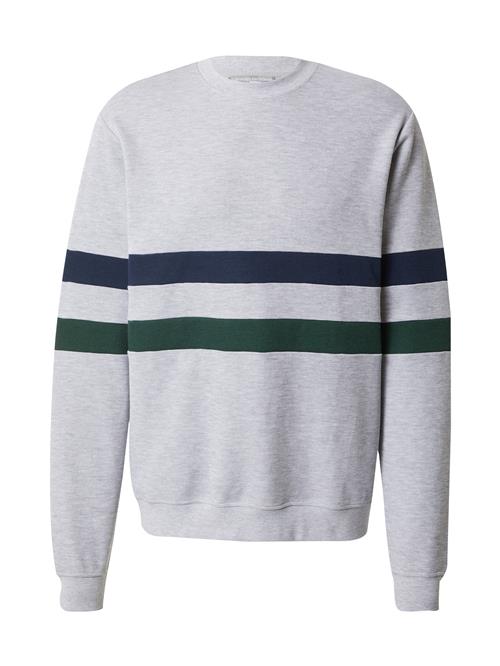 Guido Maria Kretschmer Men Sweatshirt 'Mika'  navy / grå-meleret / mørkegrøn