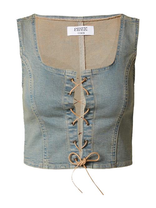 Se SHYX Overdel 'Iris'  beige / blue denim ved About You