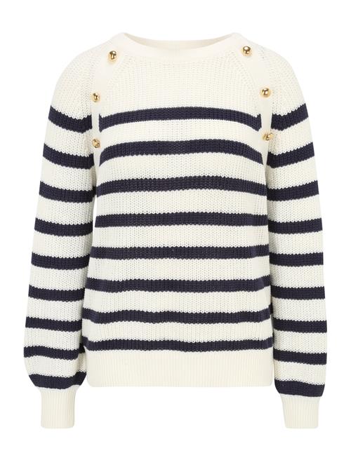 Se Wallis Petite Pullover  elfenben / navy ved About You