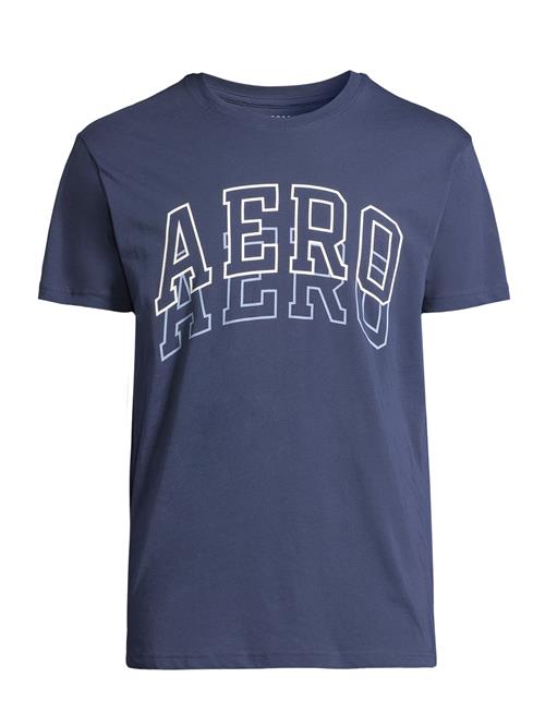 AÉROPOSTALE Bluser & t-shirts  navy / hvid