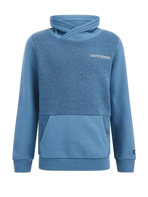 WE Fashion Sweatshirt  lyseblå / petroleum / hvid