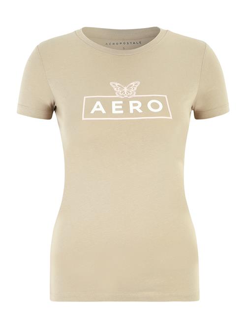 Se AÉROPOSTALE Shirts 'JUN'  beige / sand / hvid ved About You