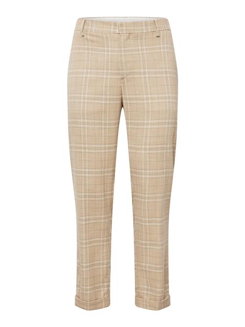 Se BURTON MENSWEAR LONDON Lærredsbukser  beige / grå / hvid ved About You