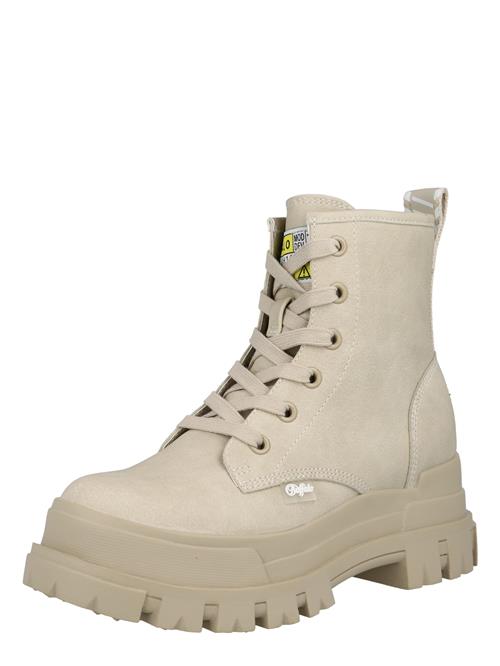 BUFFALO Snørestøvletter 'ASPHA RLD'  beige