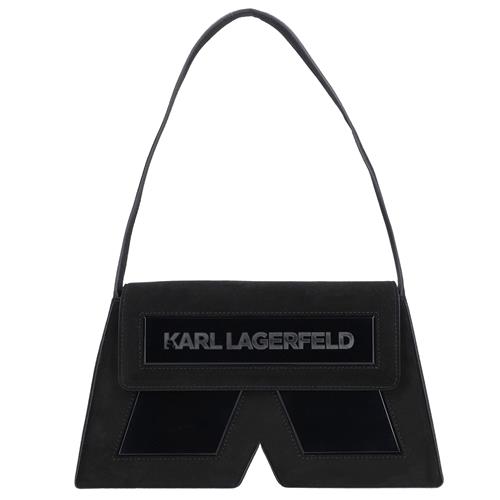 Karl Lagerfeld Skuldertaske  mørkegrå / sort