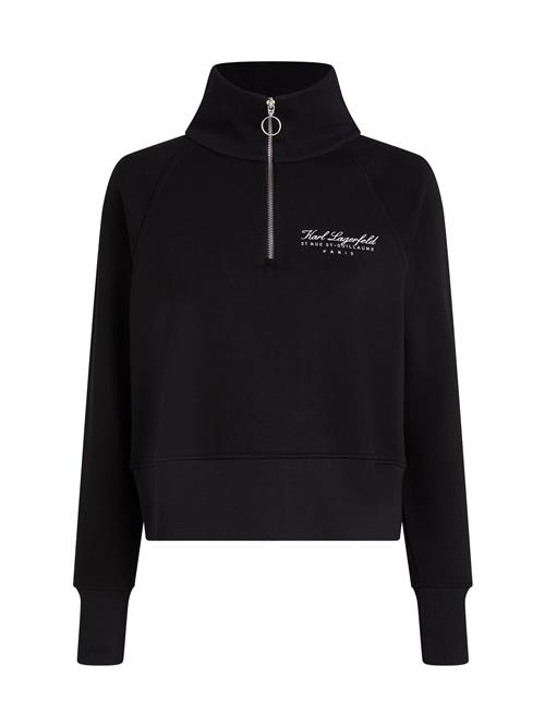 Se Karl Lagerfeld Sweatshirt  sort / hvid ved About You