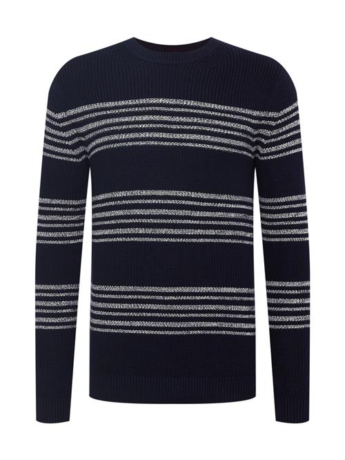 JACK & JONES Pullover 'WILBERT'  marin / hvid