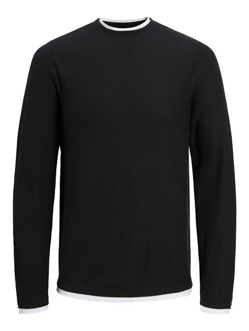 JACK & JONES Pullover  sort / hvid