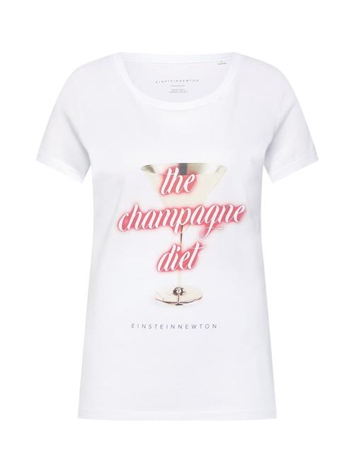 EINSTEIN & NEWTON Shirts 'Champagne Diet'  pink / hvid