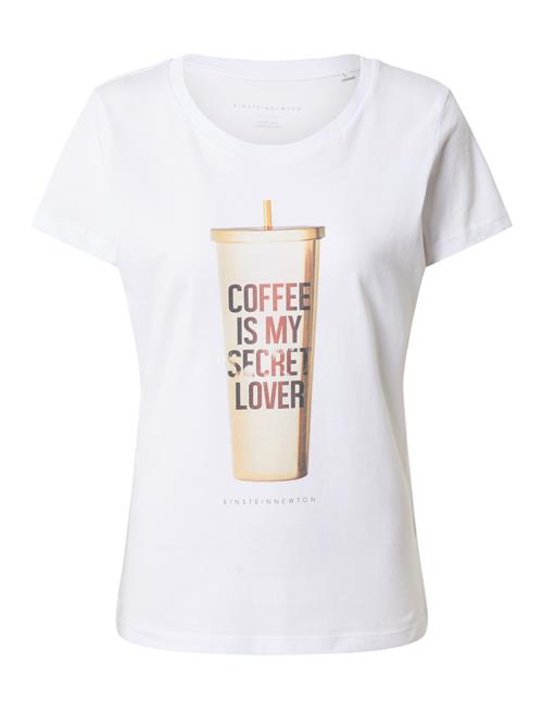 Se EINSTEIN & NEWTON Shirts 'Coffee'  brun / hvid ved About You