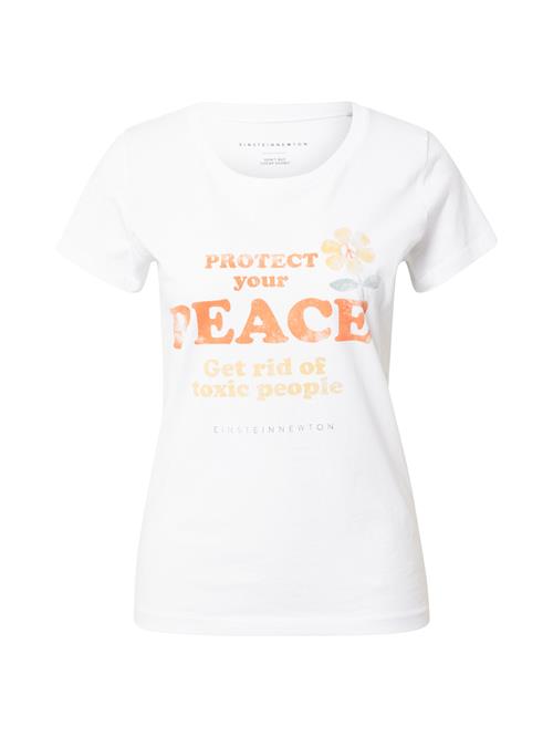 EINSTEIN & NEWTON Shirts 'Peace'  røgblå / gylden gul / orange / hvid