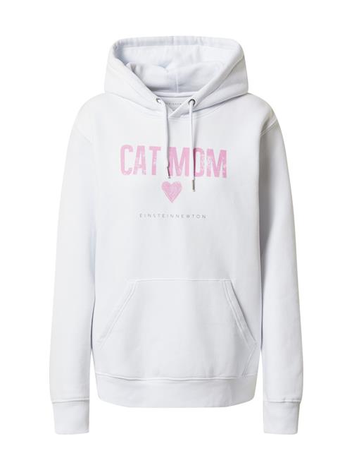 Se EINSTEIN & NEWTON Sweatshirt 'Cat Mom'  pink / hvid ved About You