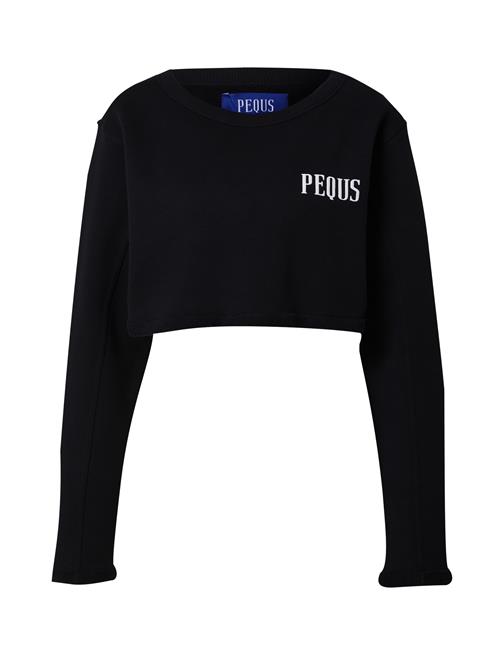 Pequs Sweatshirt  sort / hvid