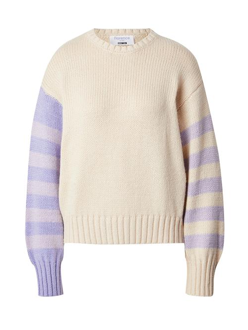 Se florence by mills exclusive for ABOUT YOU Pullover 'Rested'  beige / lilla / pastellilla ved About You