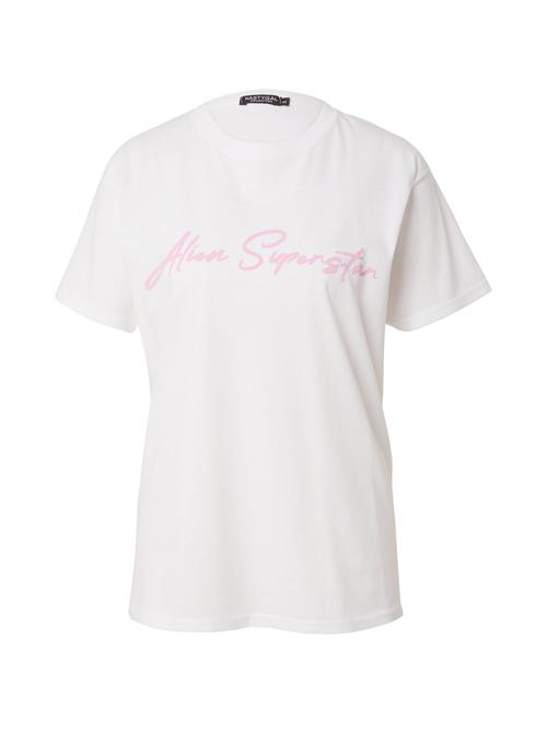 Nasty Gal Shirts 'Alien Superstar'  lys pink / hvid