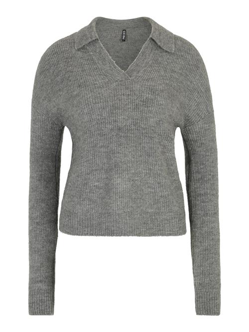 Pieces Tall Pullover 'SILLE'  grå-meleret