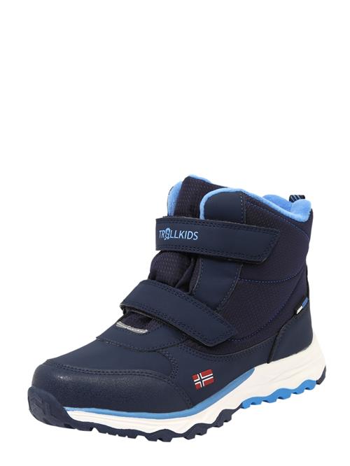 Se TROLLKIDS Snowboots 'Hafjell'  marin / rød / hvid ved About You