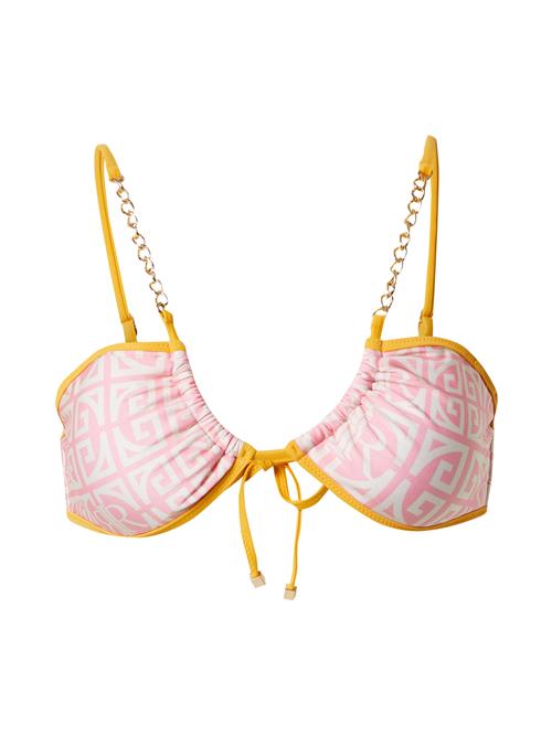 River Island Bikinioverdel  gylden gul / pink / hvid