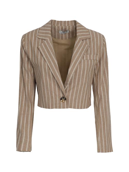 Se Influencer Blazer  ecru / lysebrun ved About You