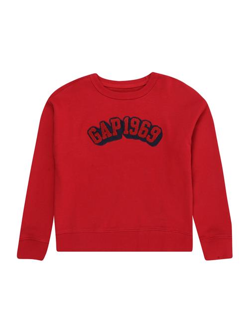 GAP Sweatshirt '1969'  rød / sort