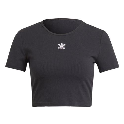 Se ADIDAS ORIGINALS Shirts 'Essentials'  sort / hvid ved About You