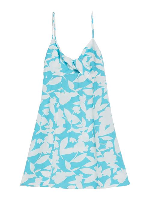 Bershka Sommerkjole  azur / naturhvid
