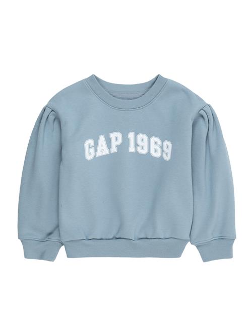 GAP Sweatshirt  pastelblå / hvid